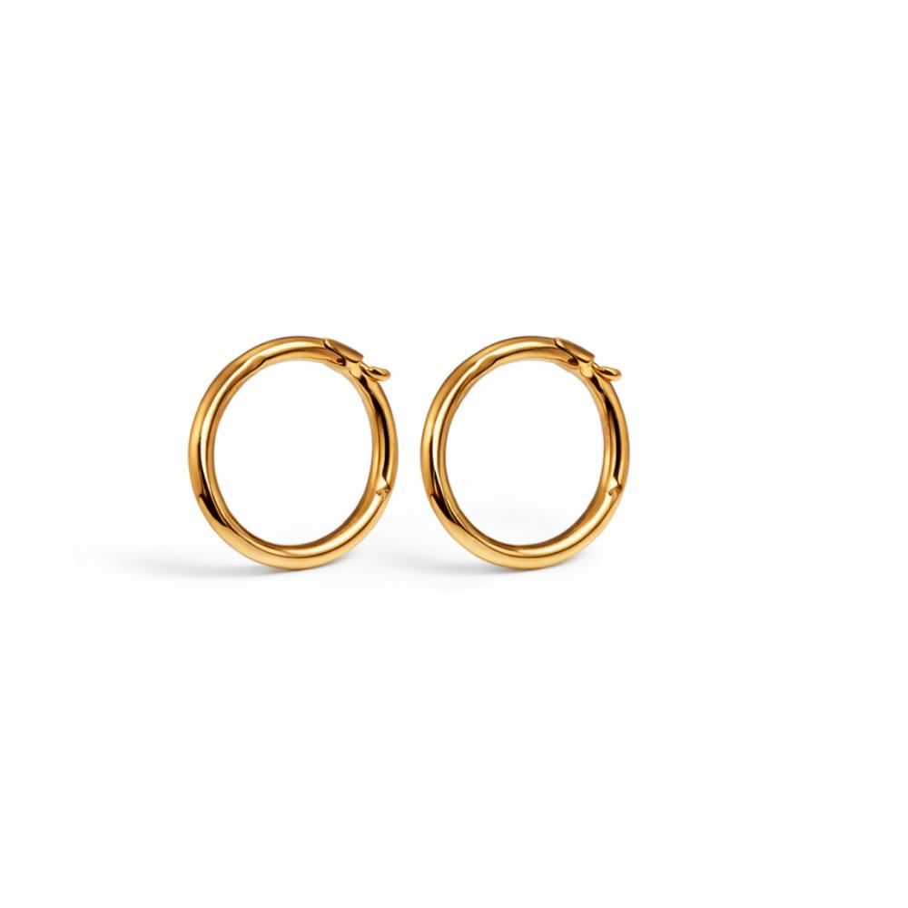 ARETES ARGOLLA CLASICA DORADA